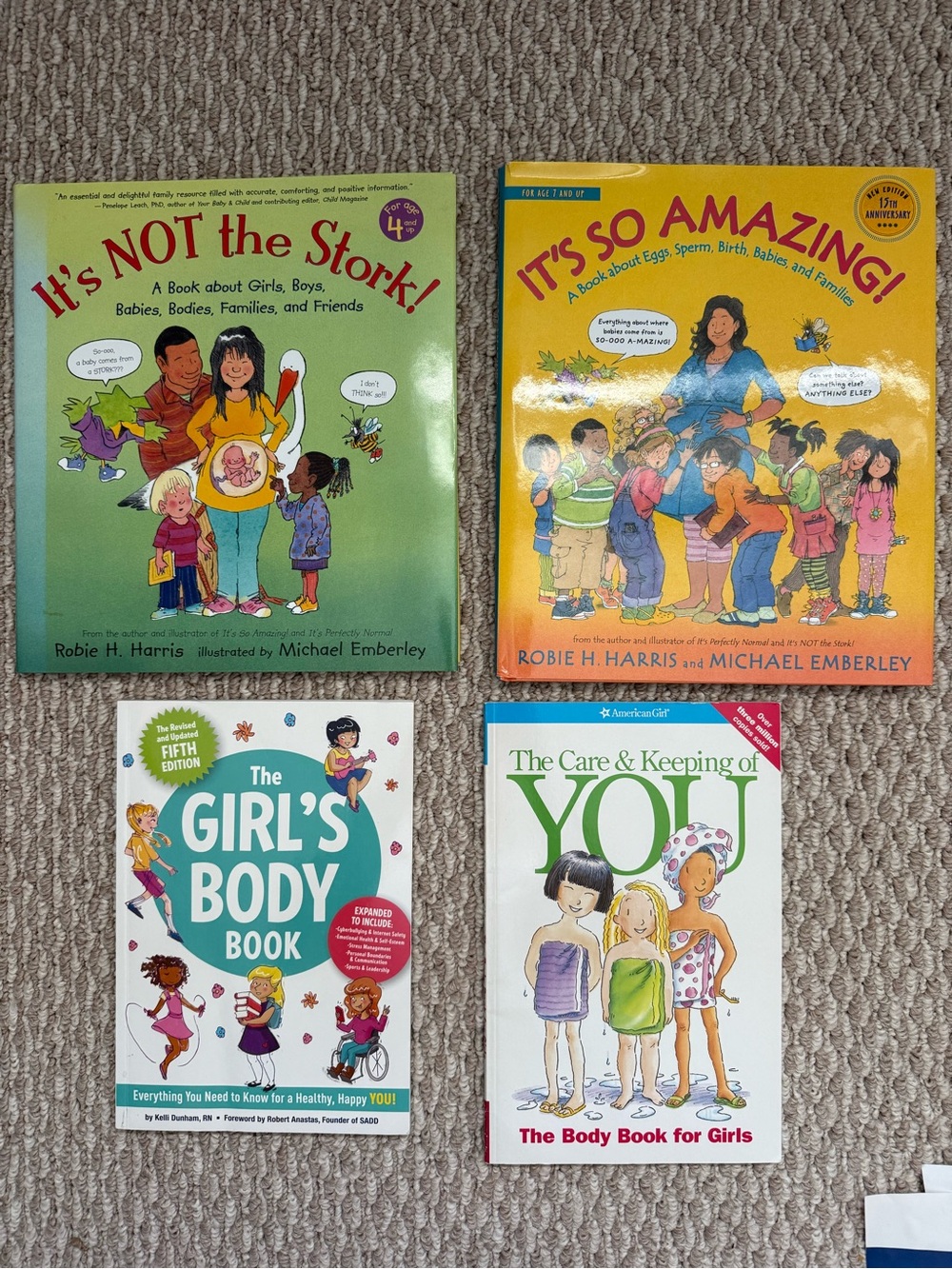 Growing Up & Body Book Bundle (4 Books) | Like New | Hardcover & Softcover